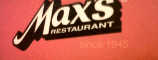 Max's Restaurant is one of Manila.