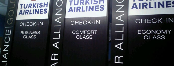 Check-in Turkish Airlines is one of Aeroporto de Guarulhos (GRU Airport).