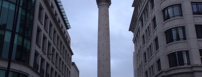 The Monument is one of London, UK.
