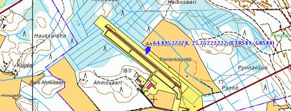 Ahmosuo airfield (EFAH) is one of Finnish Airfields.
