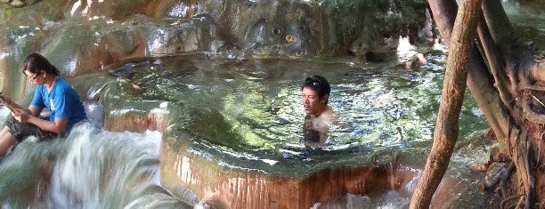 Hot Spring Waterfall is one of Hot Spring Baths of Thailand.