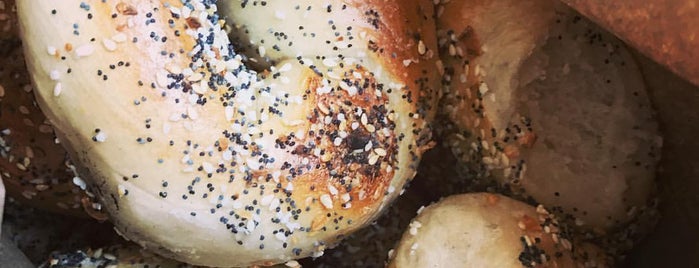 The Hot Bagel Bakery is one of restaurants to try.