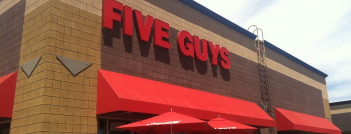 Five Guys is one of PHX Burgers in The Valley.