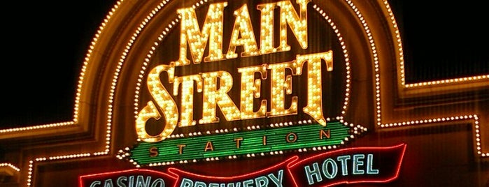 Main Street Station Casino, Brewery & Hotel is one of Tempat yang Disukai Mike.