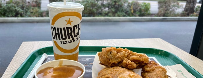 Church's Chicken is one of Late-night restaurants (non-alcoholic).