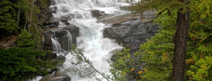 McDonald Falls is one of Glacier National Park.