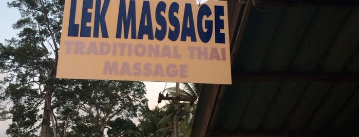 Mr Lek Massage is one of Koh Phangan.