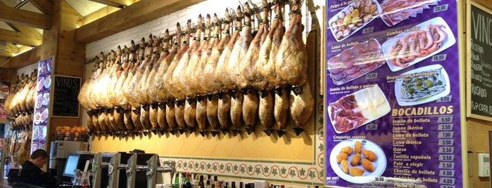 Jamón 55 is one of Madrid.
