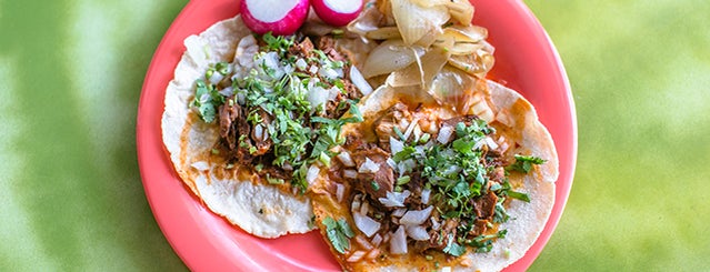 Taqueria El Rey Del Taco is one of 100 Dishes 2015.