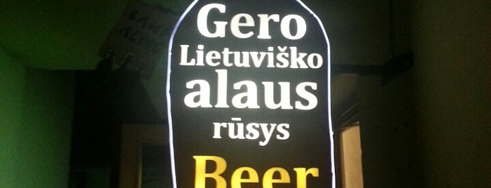 Gero Alaus Kampelis is one of Vilniaus Alus.