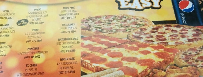 Little Caesars Pizza is one of My hometown: regular here :).