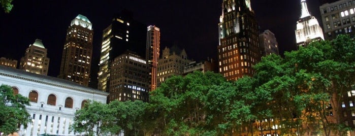 Bryant Park is one of New York.