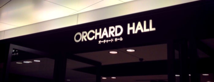 Orchard Hall is one of Venues.