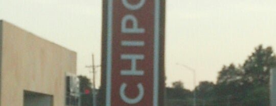 Chipotle Mexican Grill is one of my places.