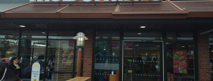 McDonald's is one of James : понравившиеся места.