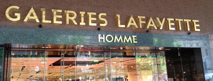 Galeries Lafayette Homme is one of Locais curtidos por Angelo.