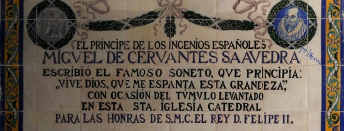 Cathedral of Seville is one of La Ruta Cervantina Sevillana.