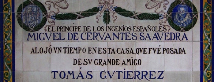 Servicio Andaluz de Salud (SAS) is one of La Ruta Cervantina Sevillana.