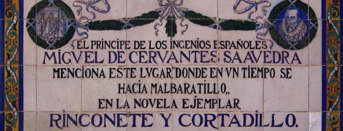 Calle Adriano is one of La Ruta Cervantina Sevillana.