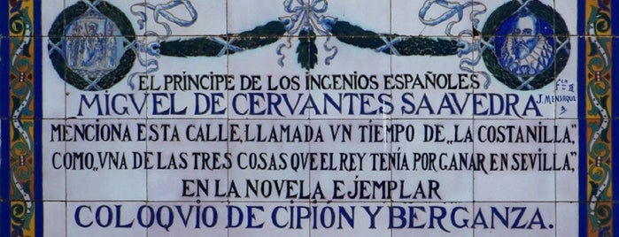 Cuesta del Rosario is one of La Ruta Cervantina Sevillana.