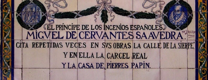 Circulo Mercantil e Industrial de Sevilla is one of La Ruta Cervantina Sevillana.