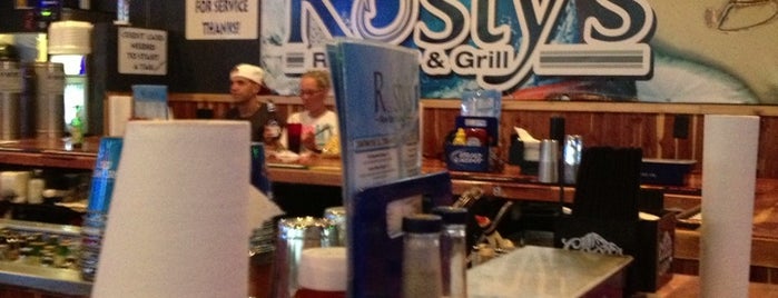 Rusty's Raw Bar & Grill is one of Tempat yang Disukai Bill.