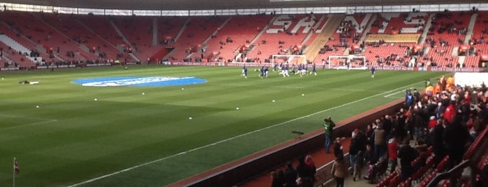 St Mary's Stadium is one of Barclays Premier League stadiums 2013/14.