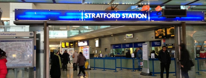 Stratford London Underground and DLR Station is one of Transport.