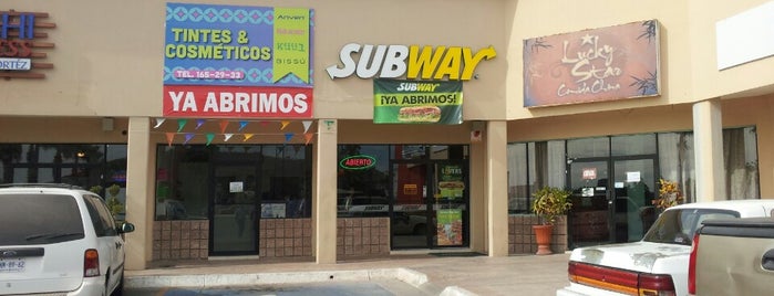 Subway Plaza Viñedos is one of Locais curtidos por Arturo.