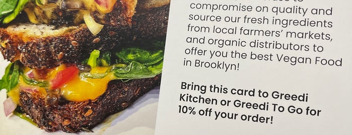 Greedi Kitchen is one of Brooklyn ❤️.