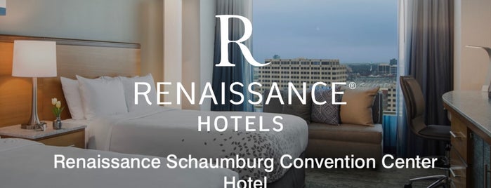 Renaissance Schaumburg Convention Center Hotel is one of Ren.