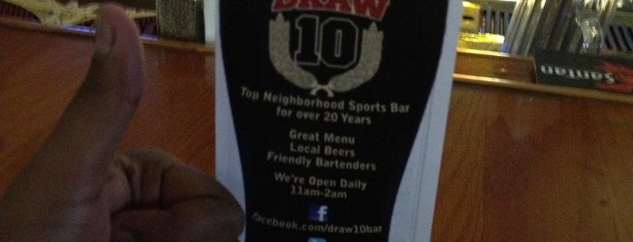 Draw 10 Bar & Grill is one of Phoenix's Best Sports Bars - 2013.