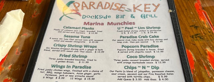 Paradise Key Dockside Bar and Grill is one of Port Aransas.
