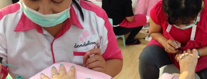 dandelion waxing • nails • eyelash is one of Spa.