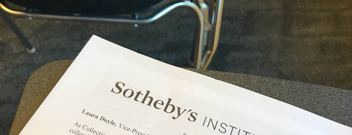 Sotheby's Institute of Art NY is one of NYC・♡.