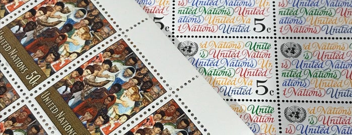 United Nations Post Office is one of My World.