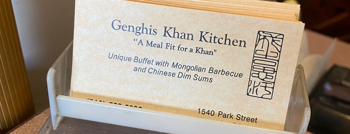Genghis Khan Kitchen is one of Places Eaten.