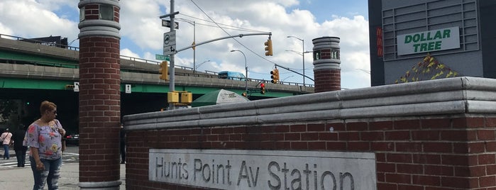 MTA Subway - Hunts Point Ave (6) is one of NYC Subways 4/5/6.