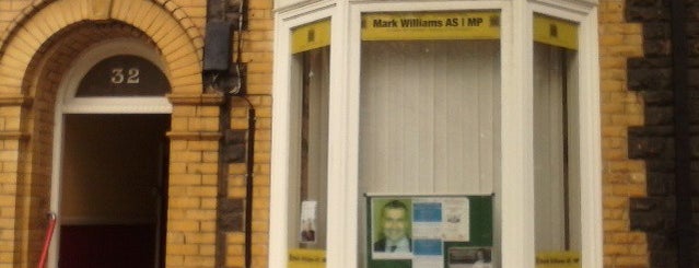 Office of Mark Williams MP is one of Aberystwyth.