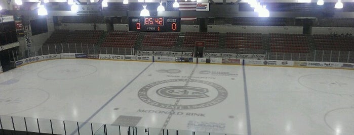 Herb Brooks National Hockey Center is one of College Hockey Rinks.