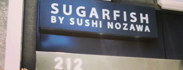 SUGARFISH by sushi nozawa is one of Locais curtidos por Shirin.