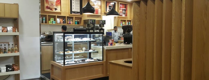 Gloria Jean's coffee is one of Riyadh.