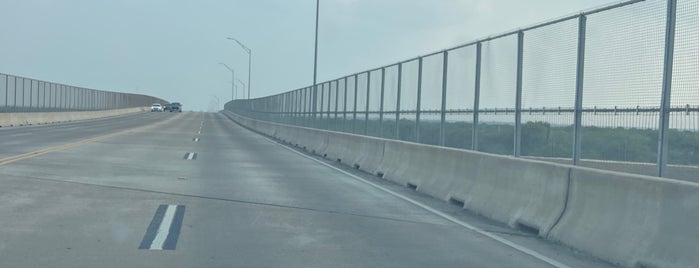 Anzalduas International Bridge is one of Mc Allen Tx.