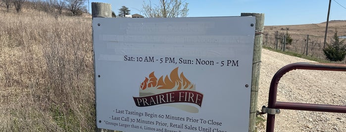 Prairie Fire Winery is one of Kansas 2.