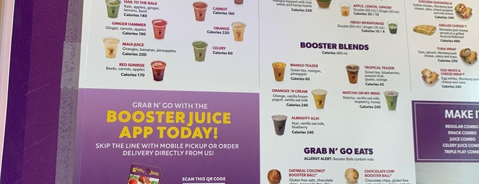 Booster Juice is one of Toronto Food - Part 1.