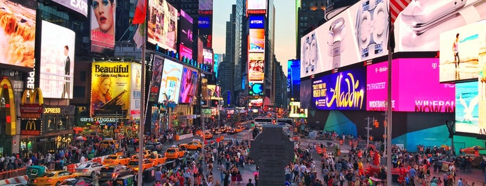 Times Square is one of Mashable in NYC.
