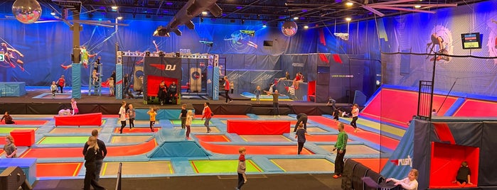 Rush Trampoline Park is one of Things To Do.