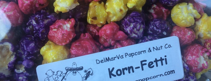 Delmarva Popcorn and Nut Co. is one of Delaware.
