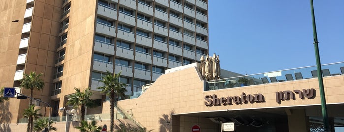 Sheraton Tel Aviv Hotel is one of Tempat yang Disukai Arturo.