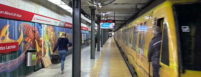 Estación Federico Lacroze [Línea B] is one of Buenos Aires Subway (Line B).